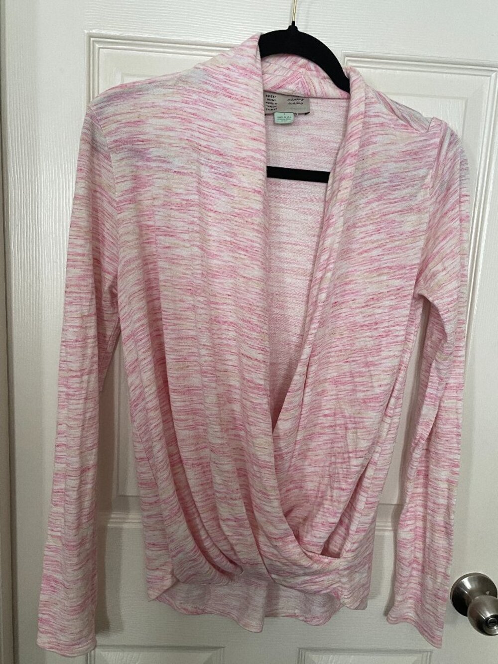 Saturday Sunday by Anthropologie Long Sleeve Pink Top